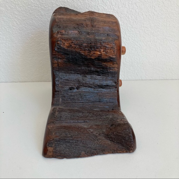 Vtg Hand Carved Wooden Jewelry Drawer Trinket Box - Picture 5 of 11